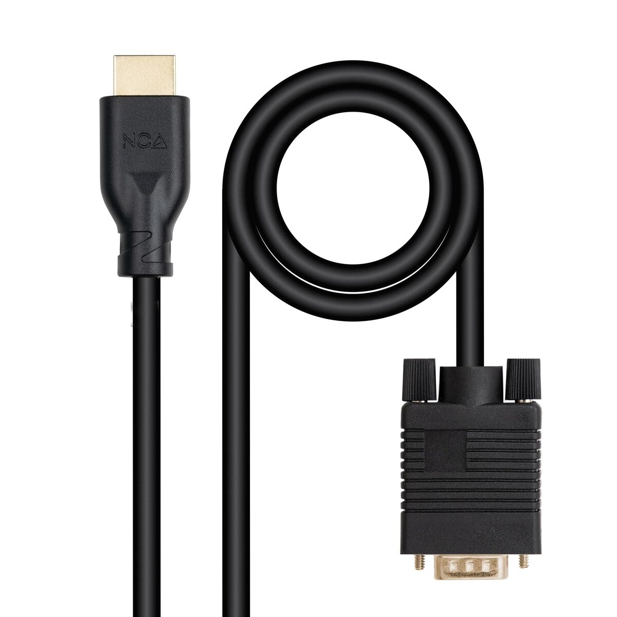 VGA Cable NANOCABLE 10.15.4602 Black 1,8 m