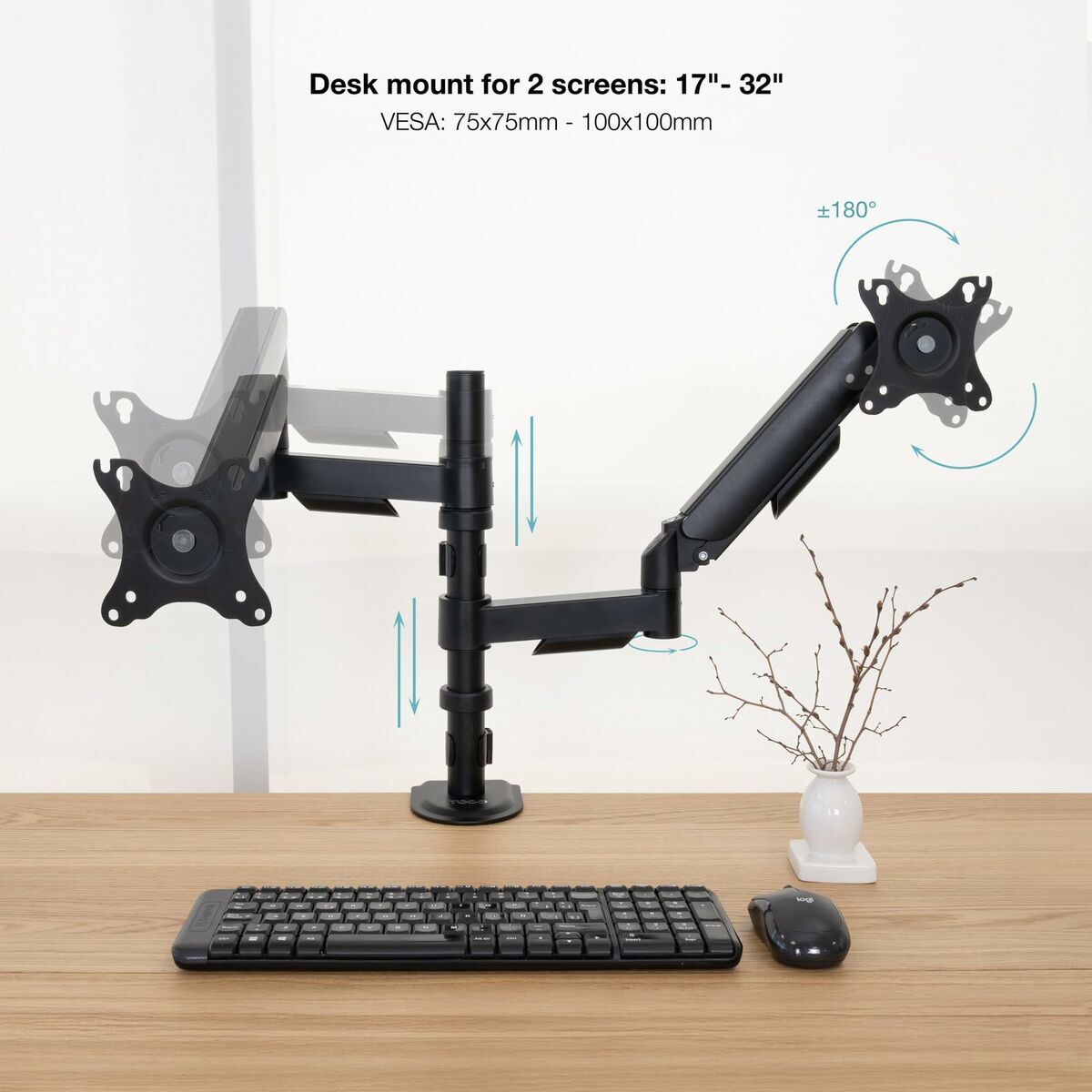 Gaming Monitor TooQ DB1533TNR-B 17"-32"