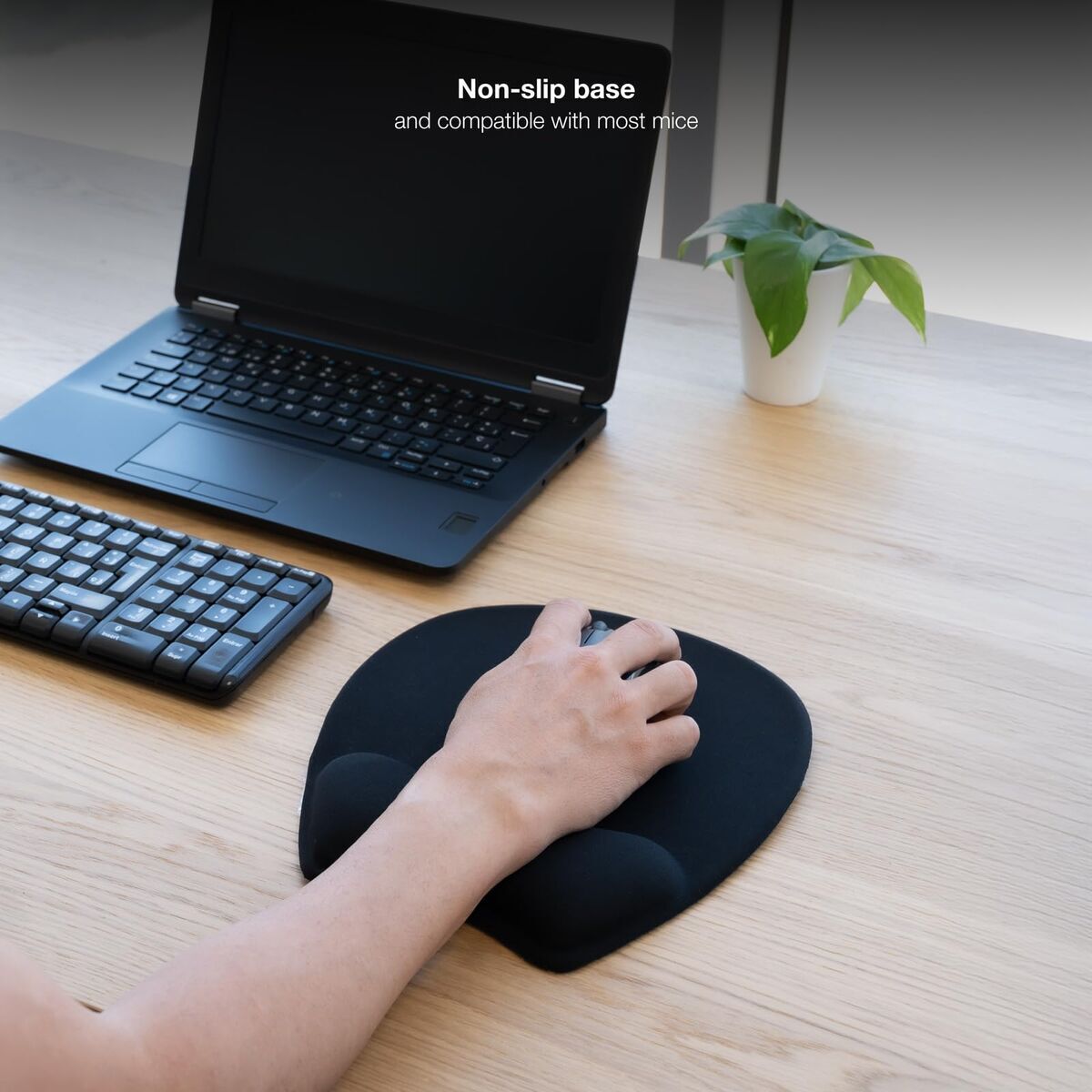 Mouse Mat TooQ TQMP1002-B Black