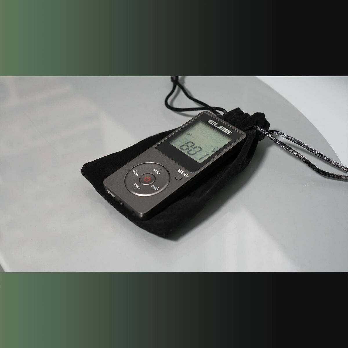 Portable Digital Radio ELBE RF95 Sporting AM/FM Dark grey