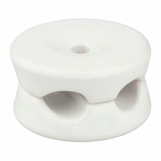 Cable holder F-line White Porcelain 5 Units
