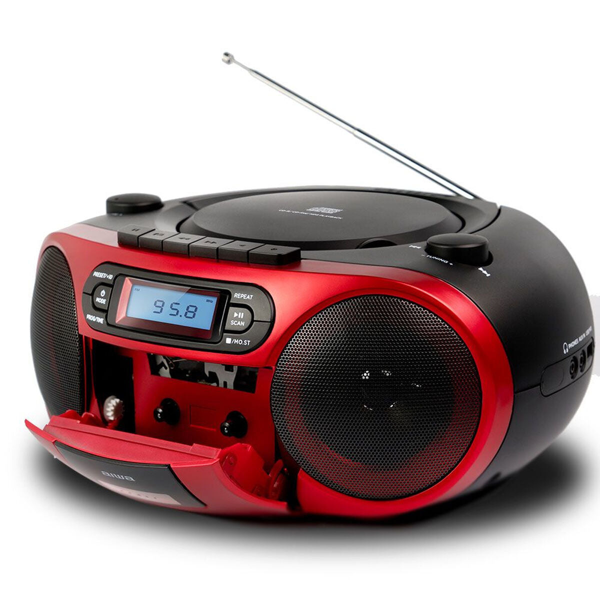 Radio cassette Aiwa BBTC550RD    6W Red