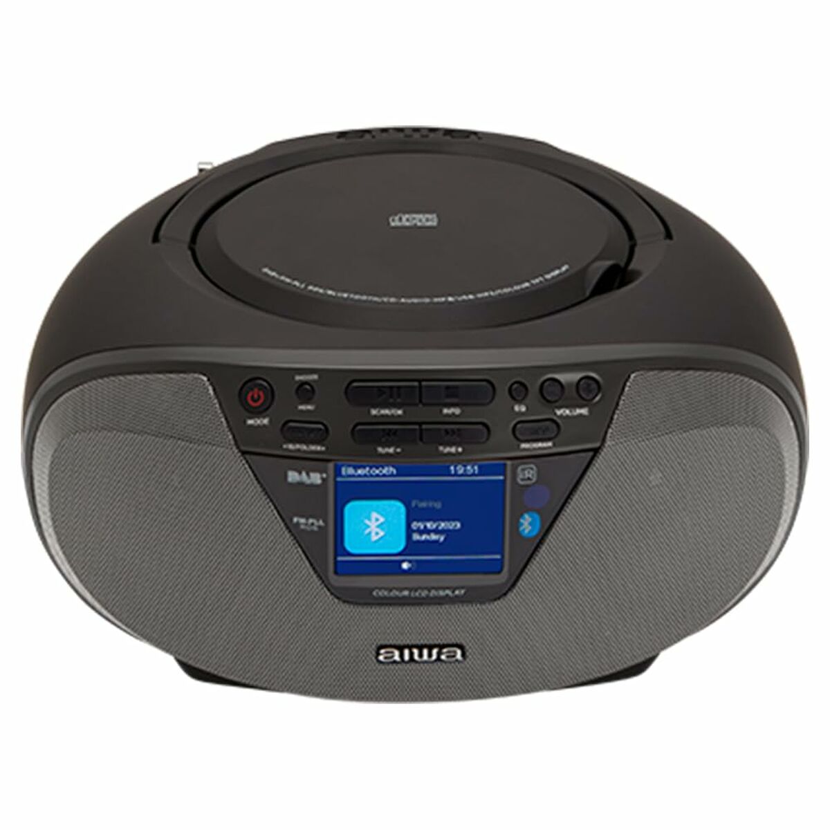 Radio CD MP3 Aiwa BBTU500DAB/BK Black FM