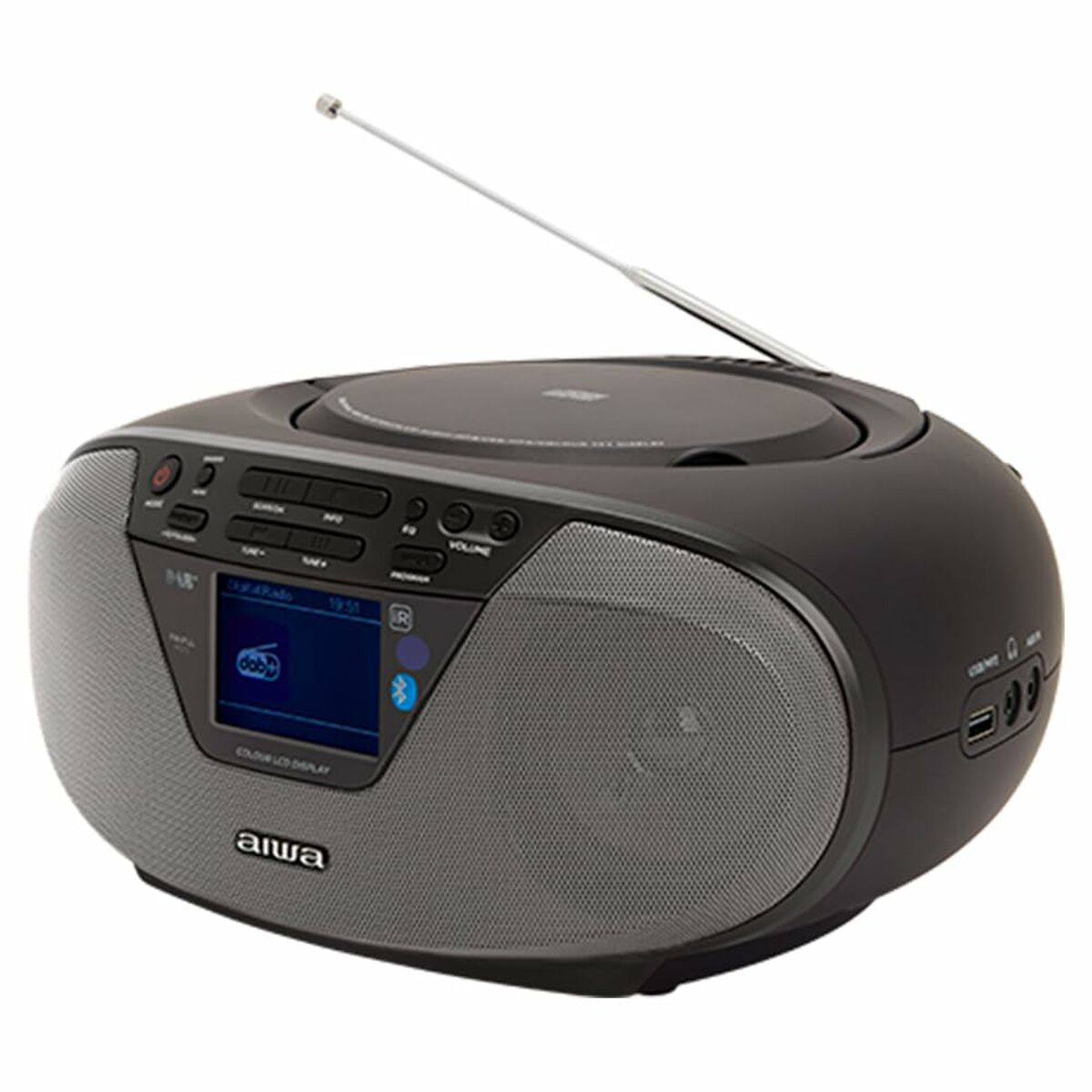 Radio CD MP3 Aiwa BBTU500DAB/BK Black FM