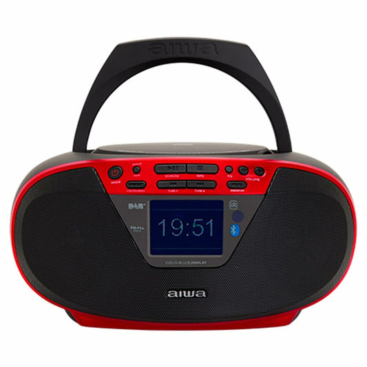 Radio CD MP3 Aiwa BBTU500DAB/RD Red FM