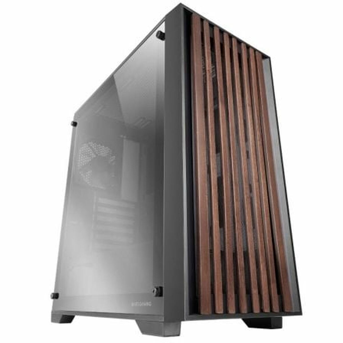 ATX Semi-tower Box Mars Gaming MCWOODDC Black