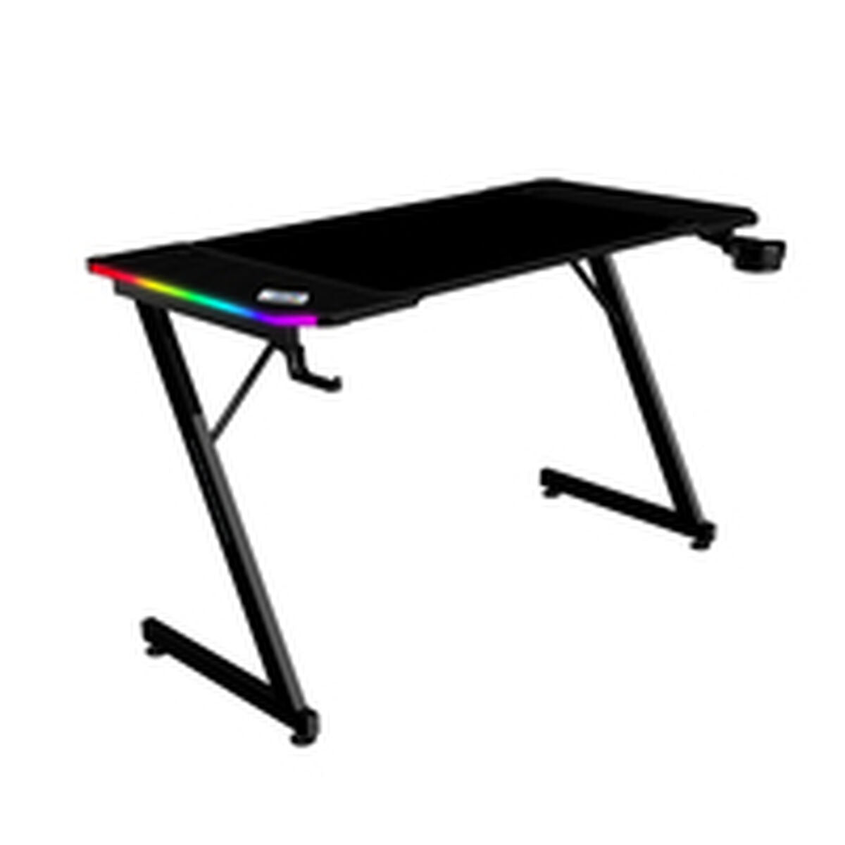 Desk Gaming Mars Gaming ESCRITORIO ERGO RGB Black 120 x 60 cm