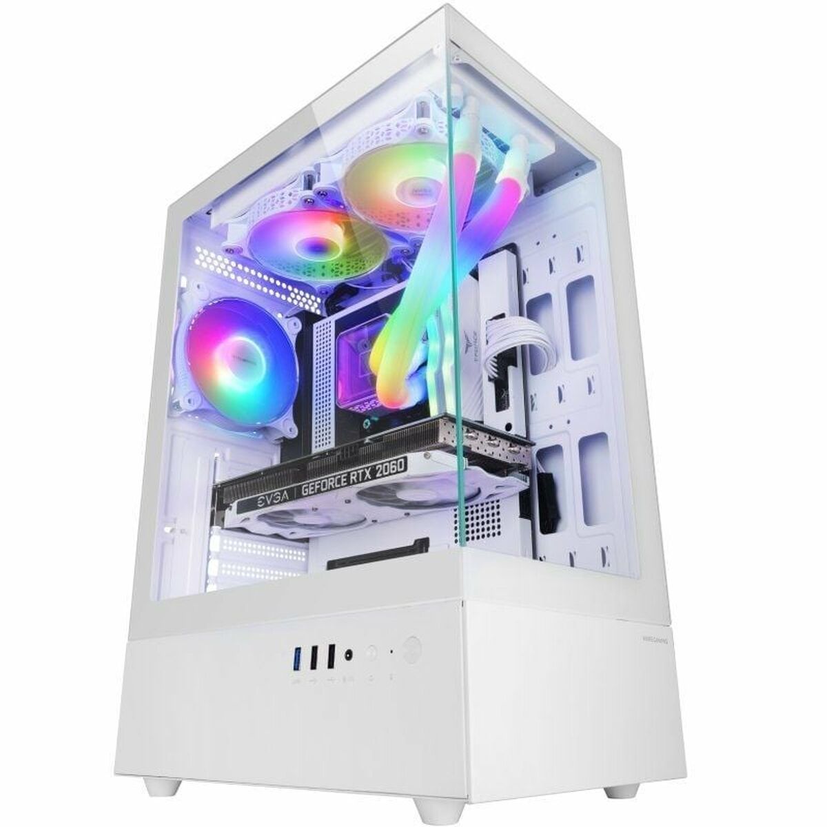 ATX Semi-tower Box Mars Gaming MCXOW White