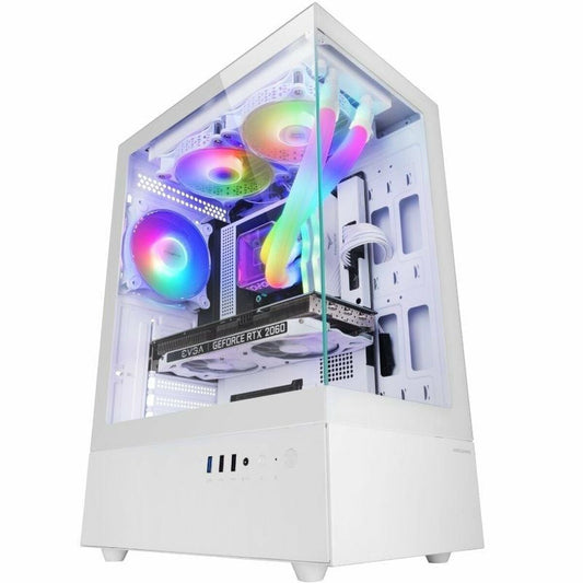 ATX Semi-tower Box Mars Gaming MCXOW White