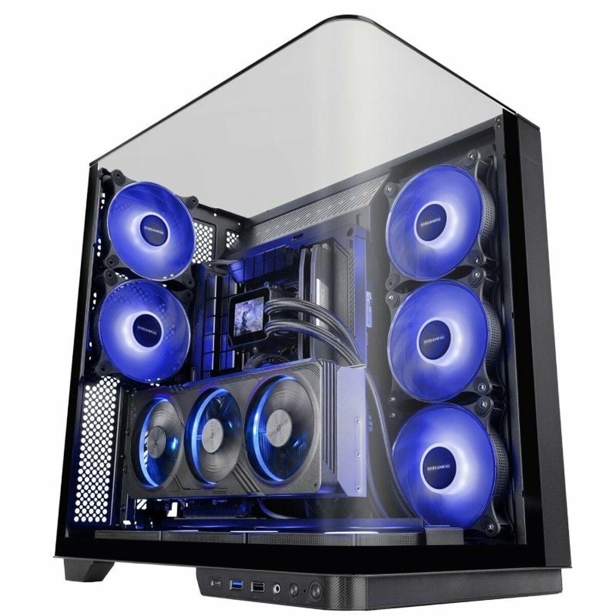 ATX Semi-tower Box Mars Gaming MCINFINIO Black