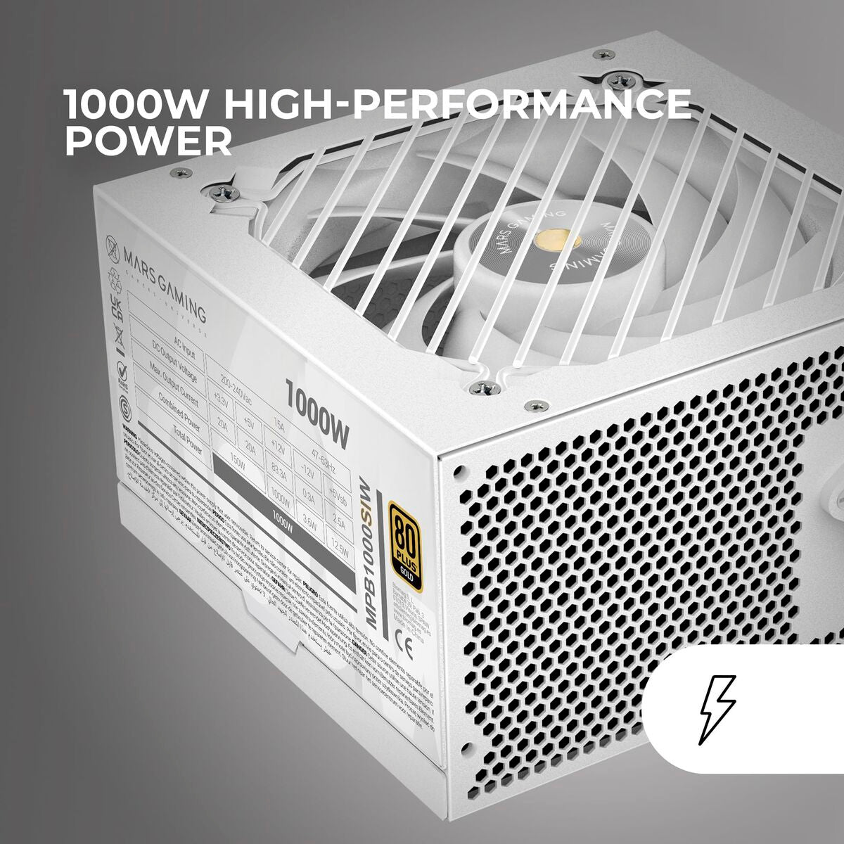 Power supply Mars Gaming MPB1000SIW ATX 1000 W 80 Plus Gold