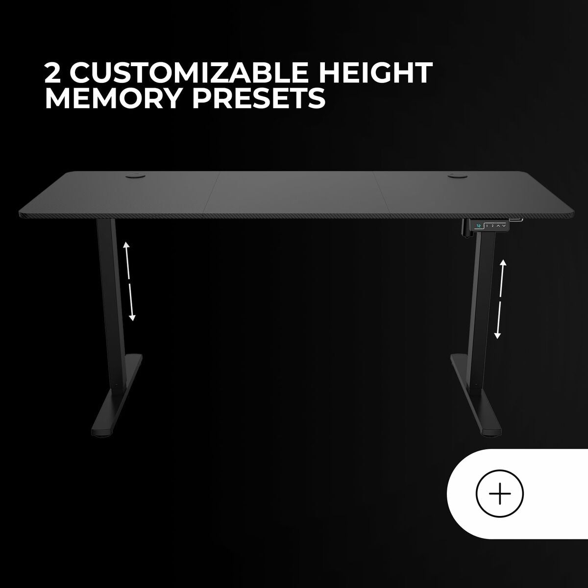 Desk Mars Gaming MGDERGOPRO160 Black 160 x 60 cm