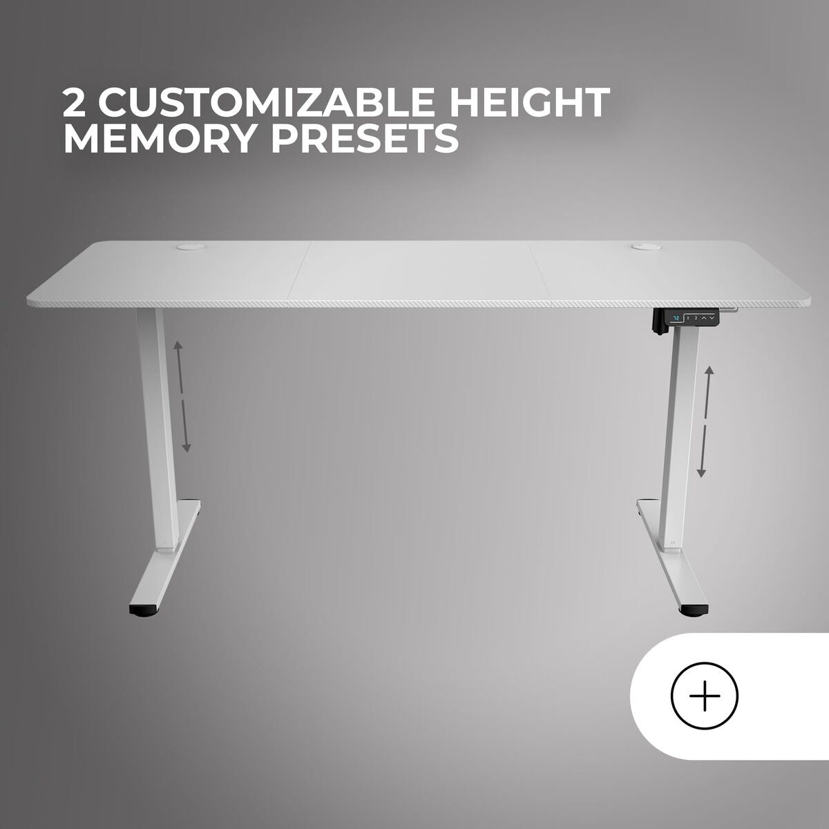 Desk Mars Gaming MGDERGOPRO160W White 160 x 60 cm