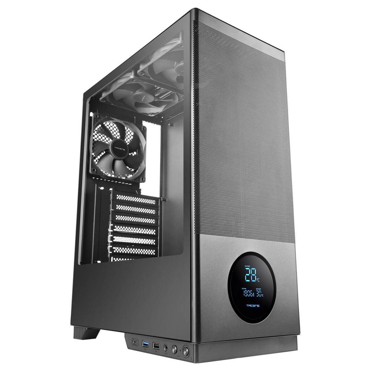 ATX Semi-tower Box Tacens 2SAGITTA20 Black