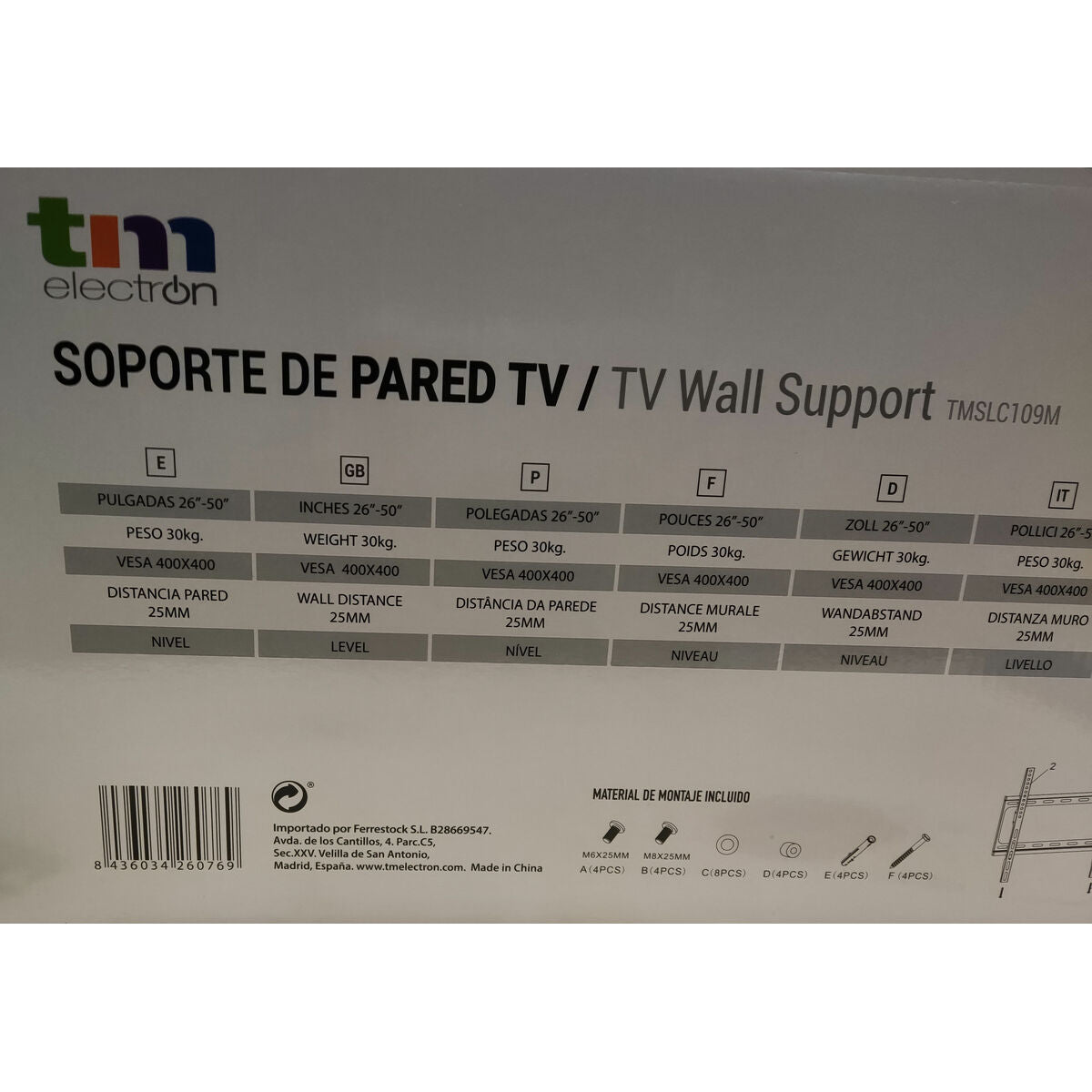 TV Mount TM 26"-50" 30 Kg