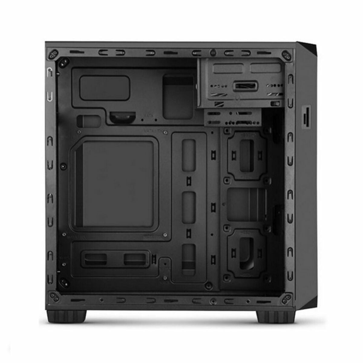 ATX Mini-tower Box with Card Reader Nox-Xtreme Coolbay MX2 Black