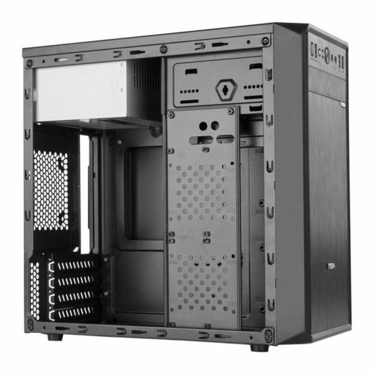 Micro ATX Midtower Case Nox-Xtreme S0213826 Black