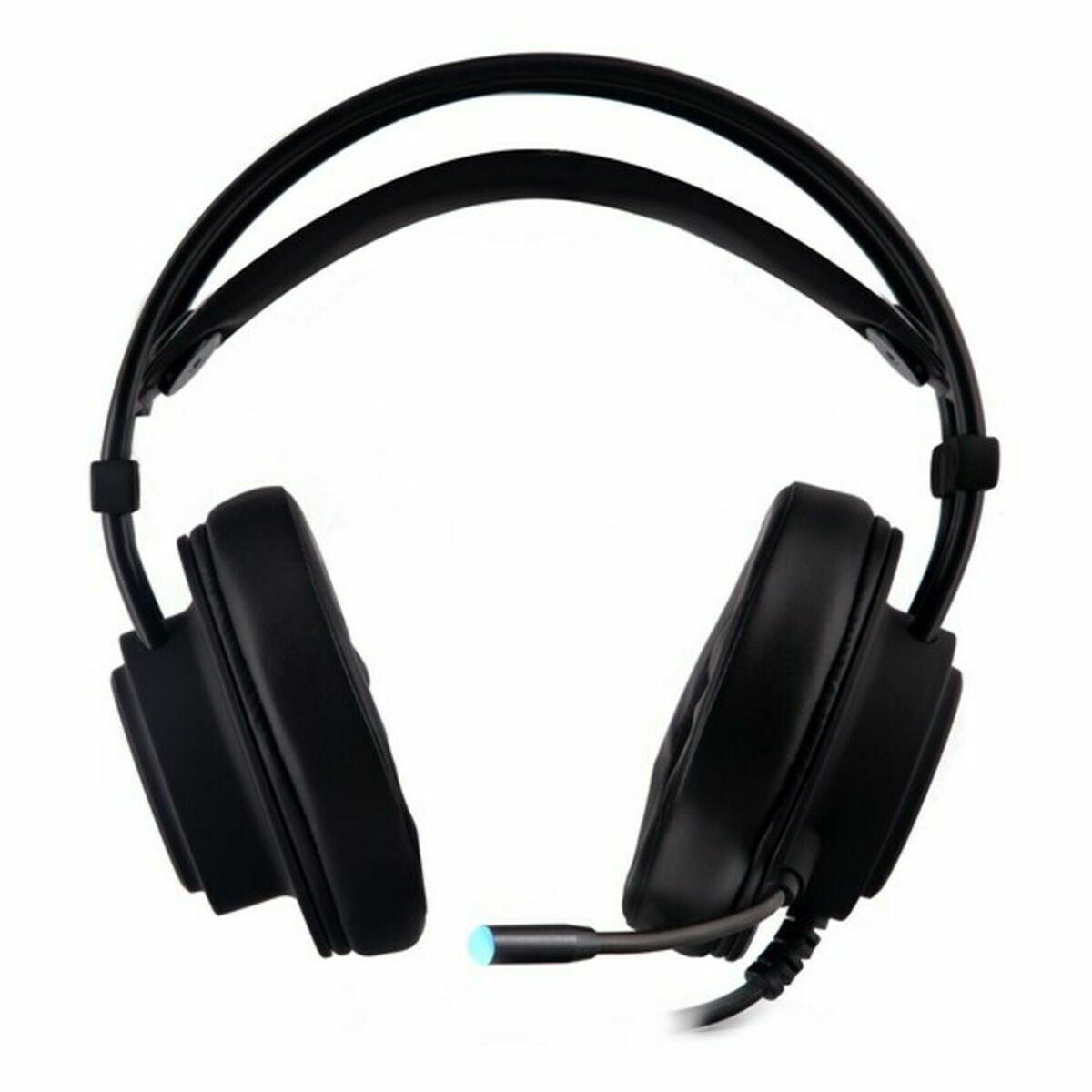 Headphones with Microphone CoolBox DeepLighting Black