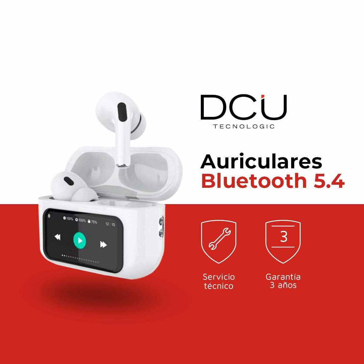 Bluetooth Headphones DCU 34152080 White