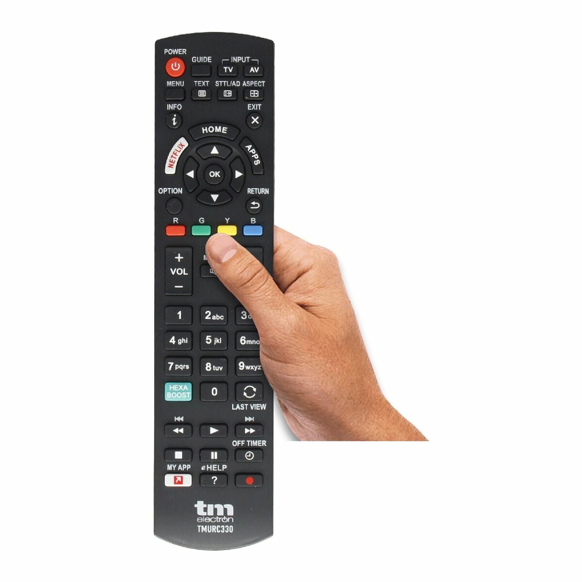 Universal Remote Control TM Electron TMURC330 Black