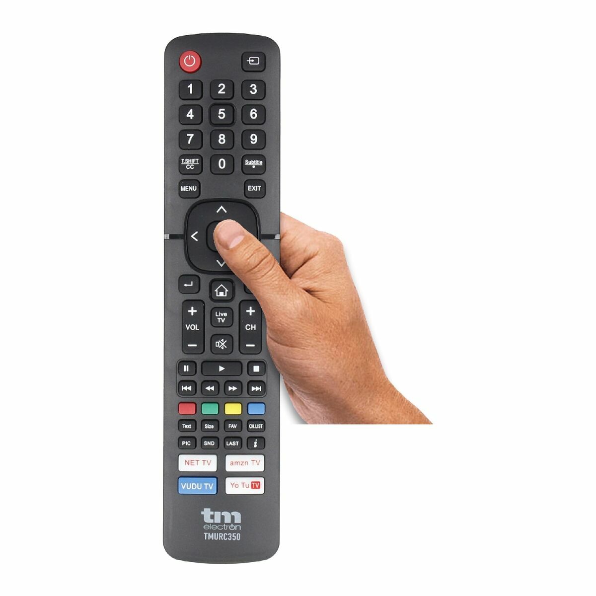 Universal Remote Control TM Electron TMURC350 Black