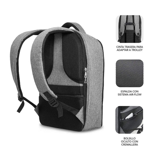 Laptop Backpack Subblim SUBBP-3SA1100 Black