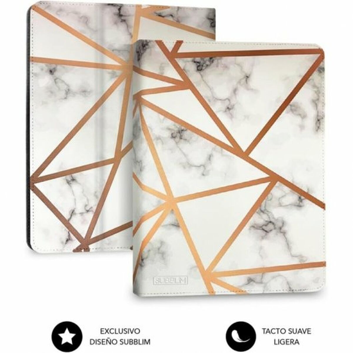 Case for Tablet and Keyboard Subblim SUBKT5-BTTW10 Multicolour Spanish Qwerty QWERTY (1 Unit)