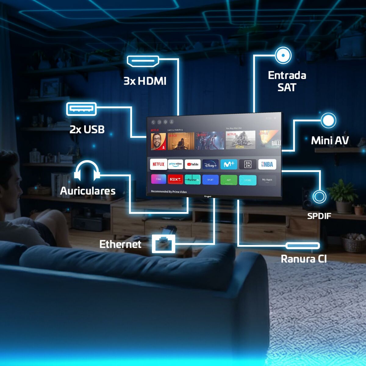 Smart TV Engel LE2486SM     24 LED