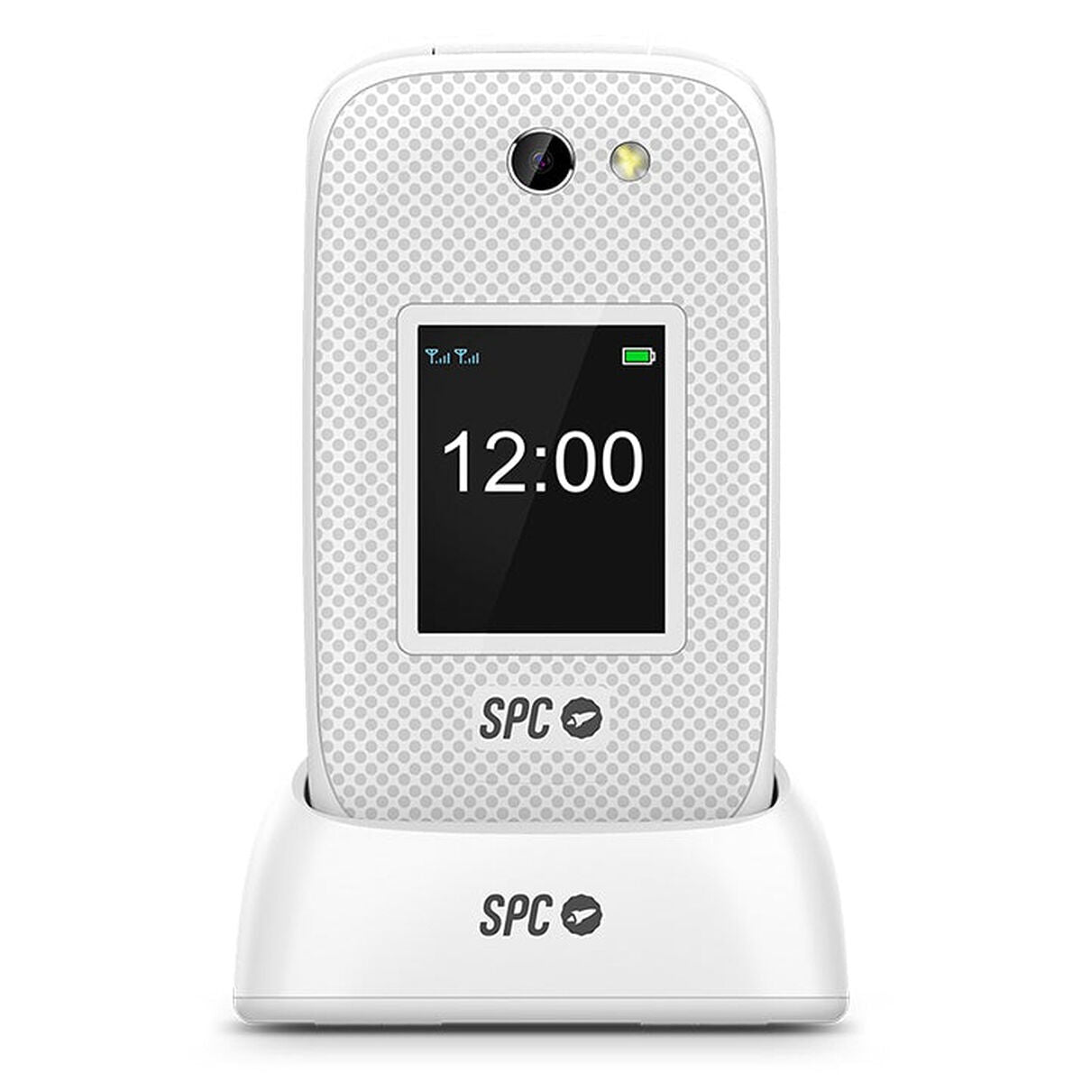 Mobile telephone for older adults SPC 2337B White 128 GB 2,8"