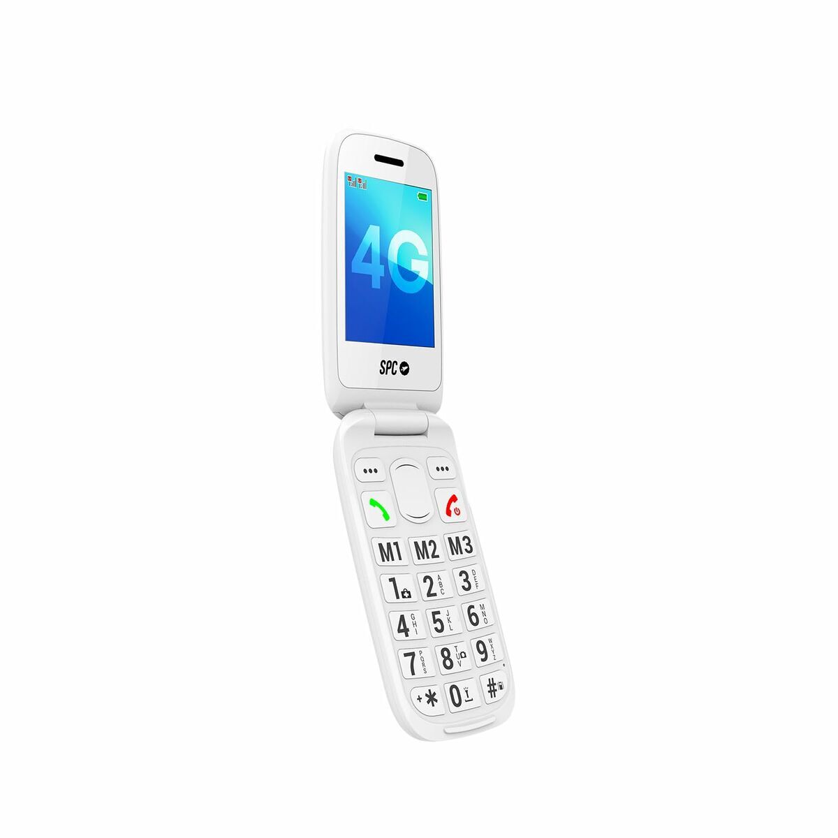 Mobile telephone for older adults SPC 2337B White 128 GB 2,8"