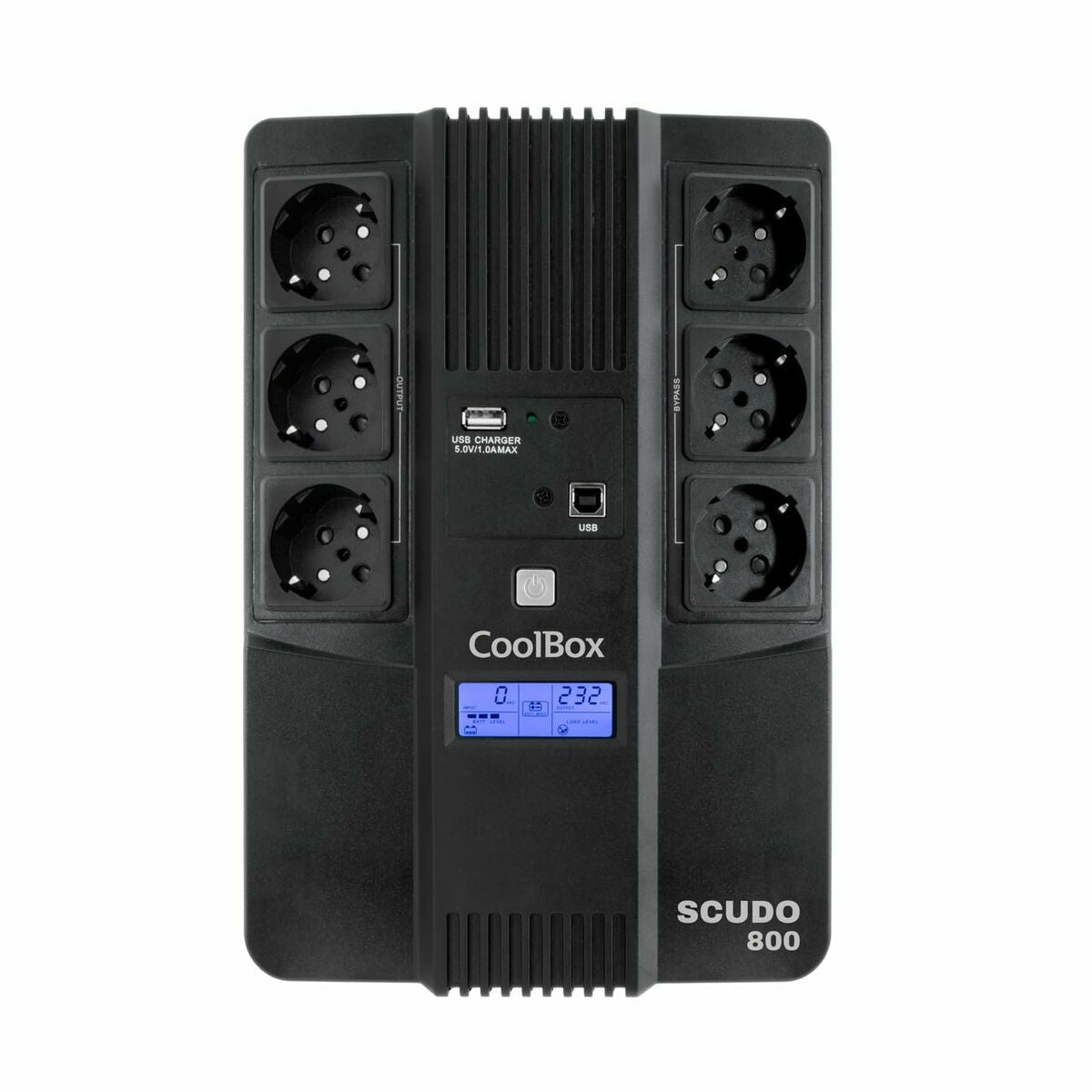 Uninterruptible Power Supply System Interactive UPS CoolBox COO-SAISCU3-800 800 W 480 W