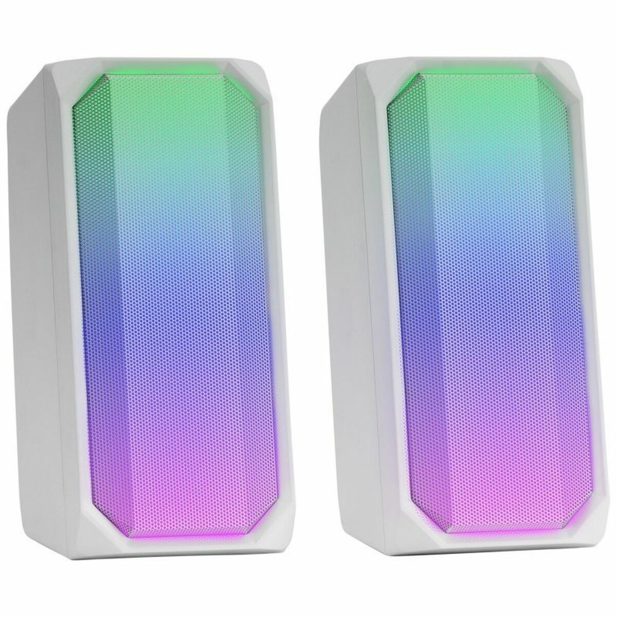 Portable Bluetooth Speakers Mars Gaming MSRGBW White 15 W 4 W