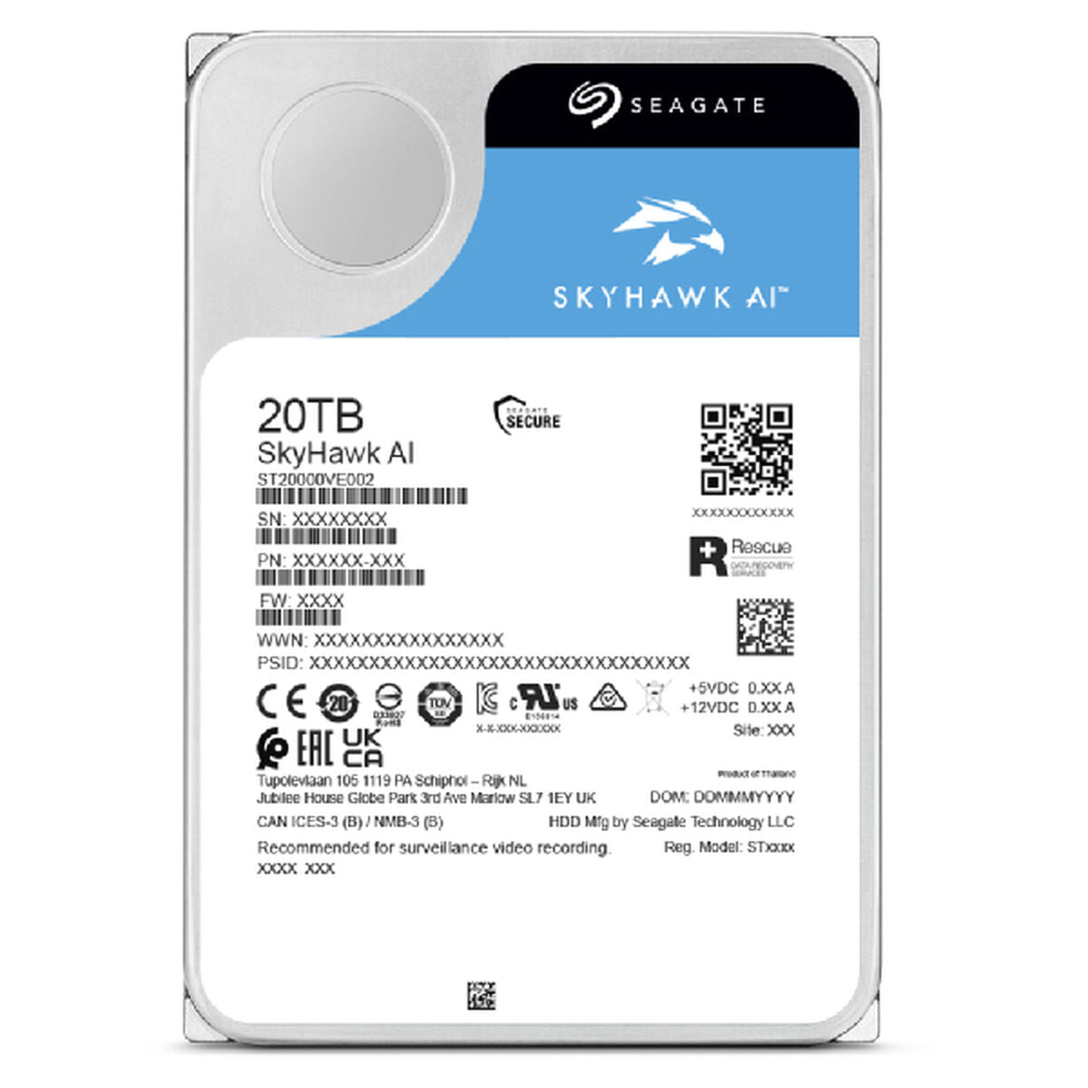 Hard Drive Seagate ST12000VE003 3,5"