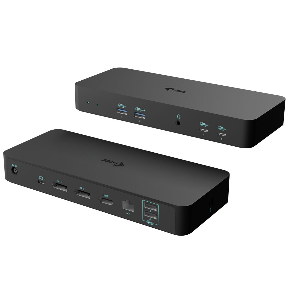 USB Hub i-Tec C31INTGTRI4KDOCPD Black 100 W