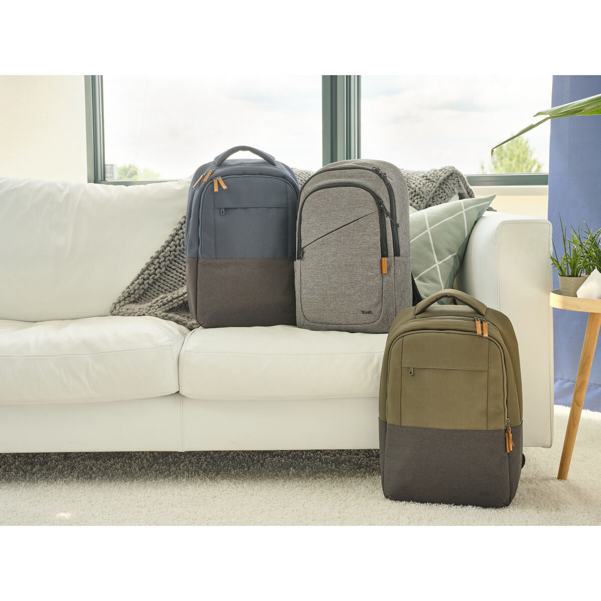 Laptop Backpack Trust 24981 Grey