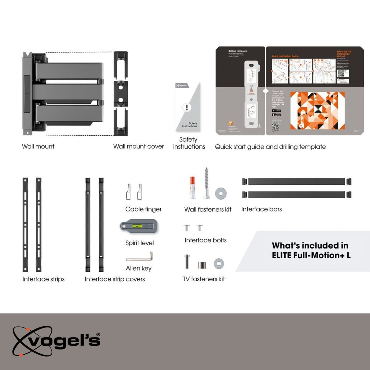 TV Mount Vogel's TVM5645 NEGRO 40" 35 kg