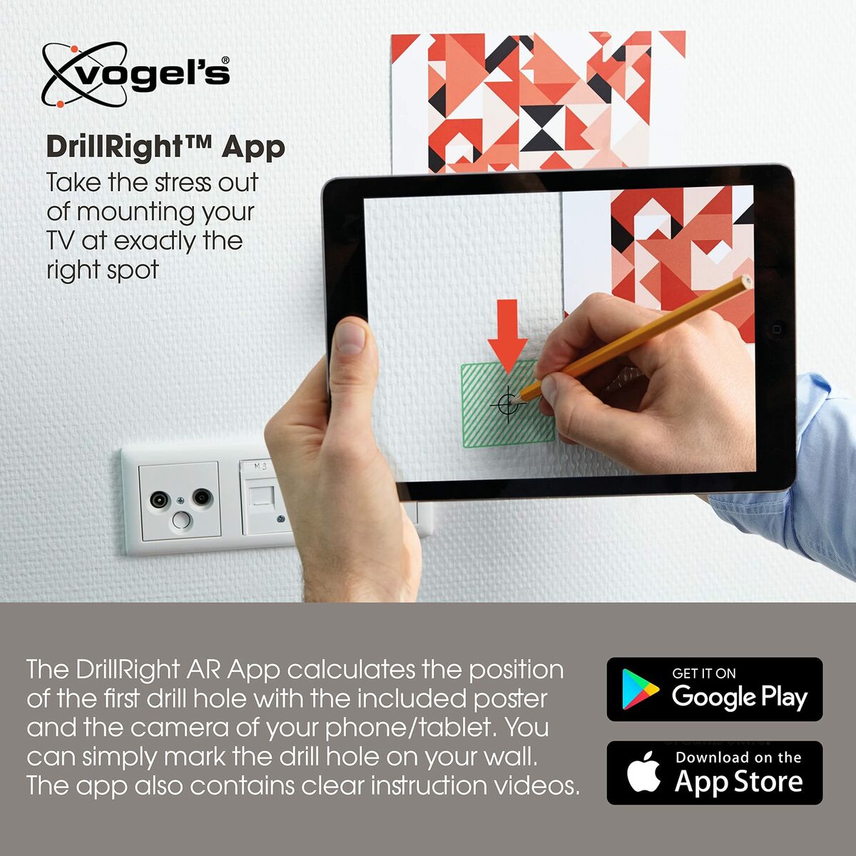 TV Mount Vogel's TVM5855 NEGRO 55" 100"