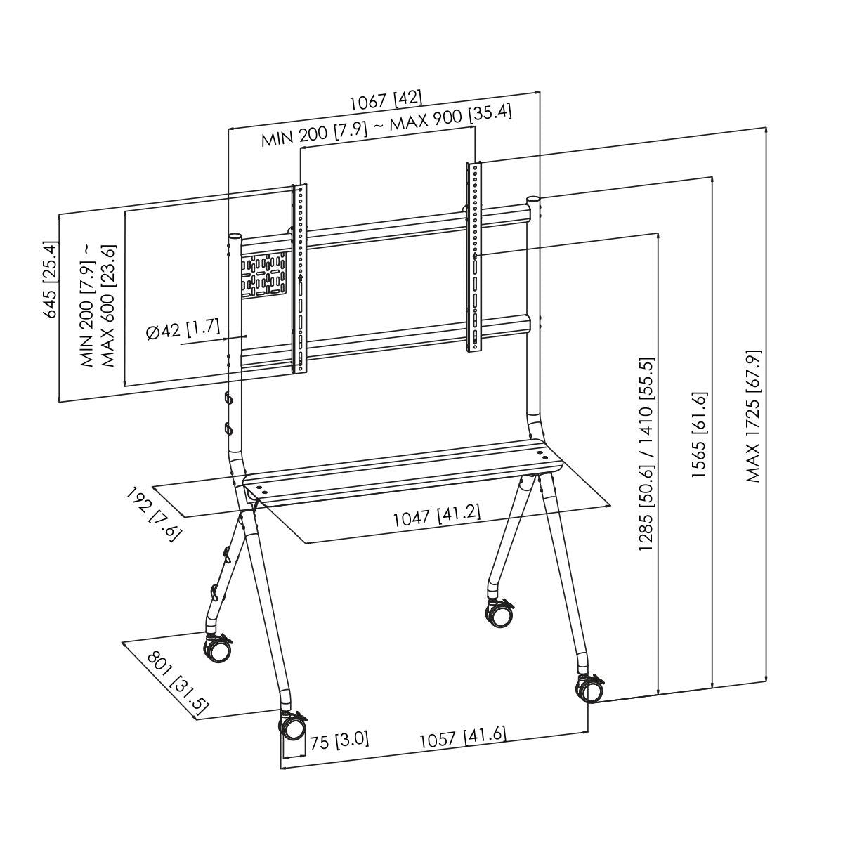 Screen Table Support Vogel's 7410110 50" 86"