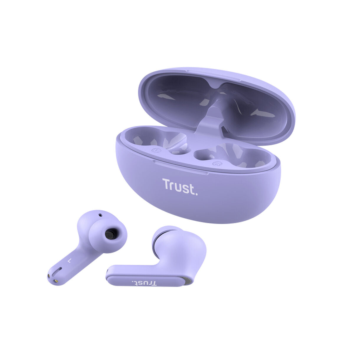 Wireless Earphones with Charging Case Trust Yavi Purple