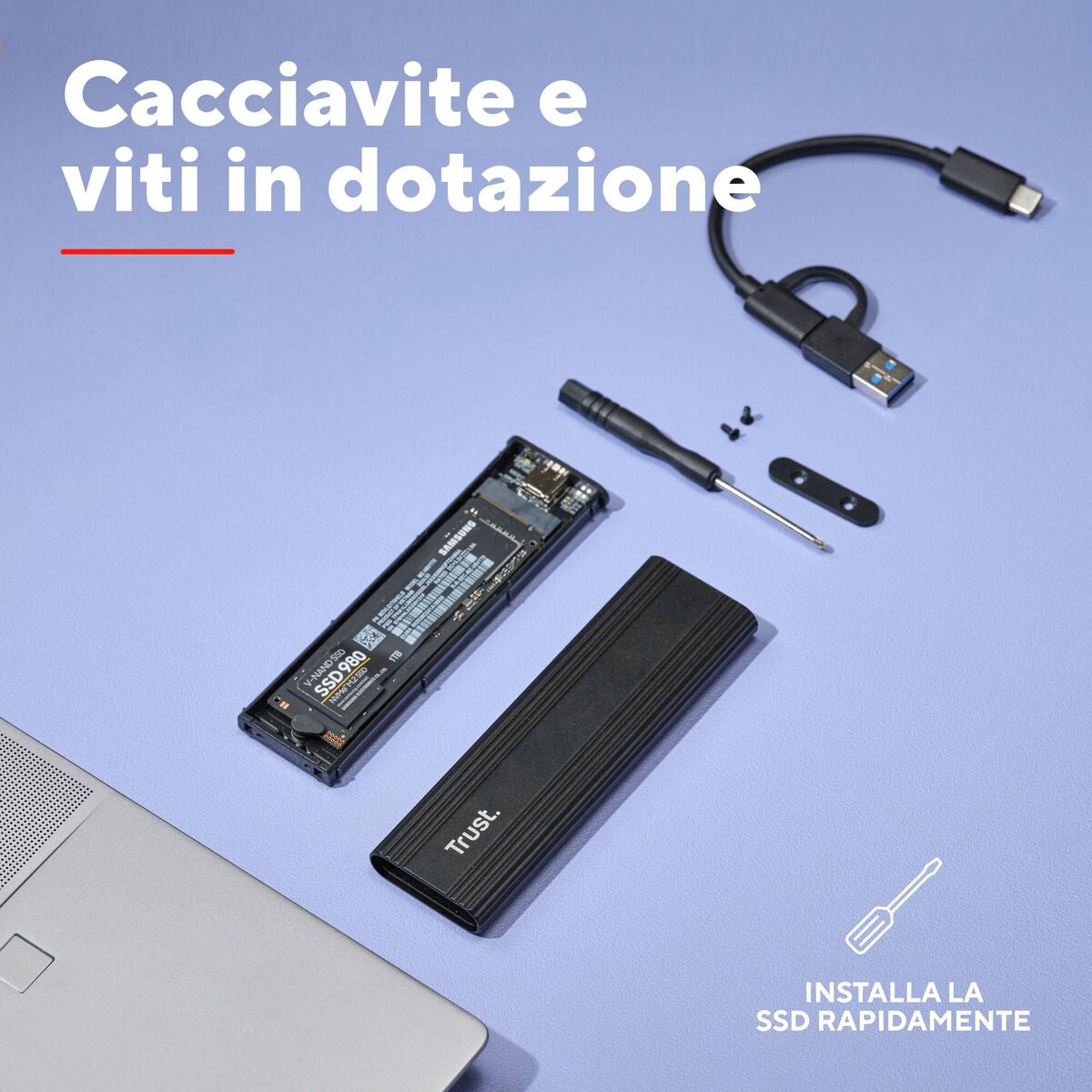 External Box Trust 25806 Black