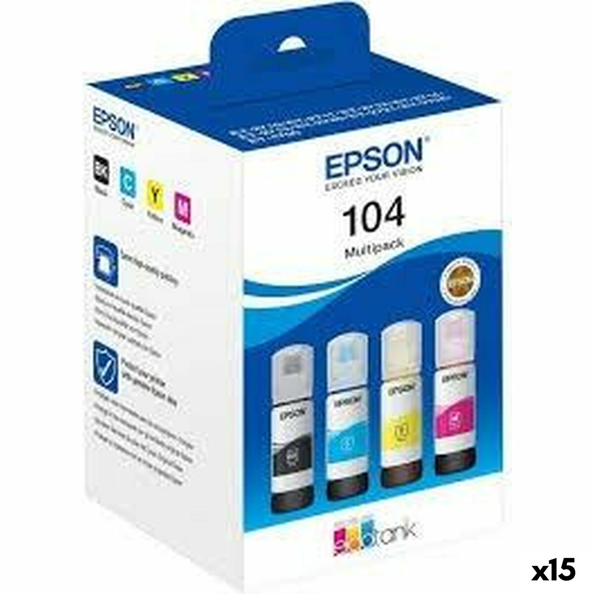 Refill ink Epson Nº 104 Yellow