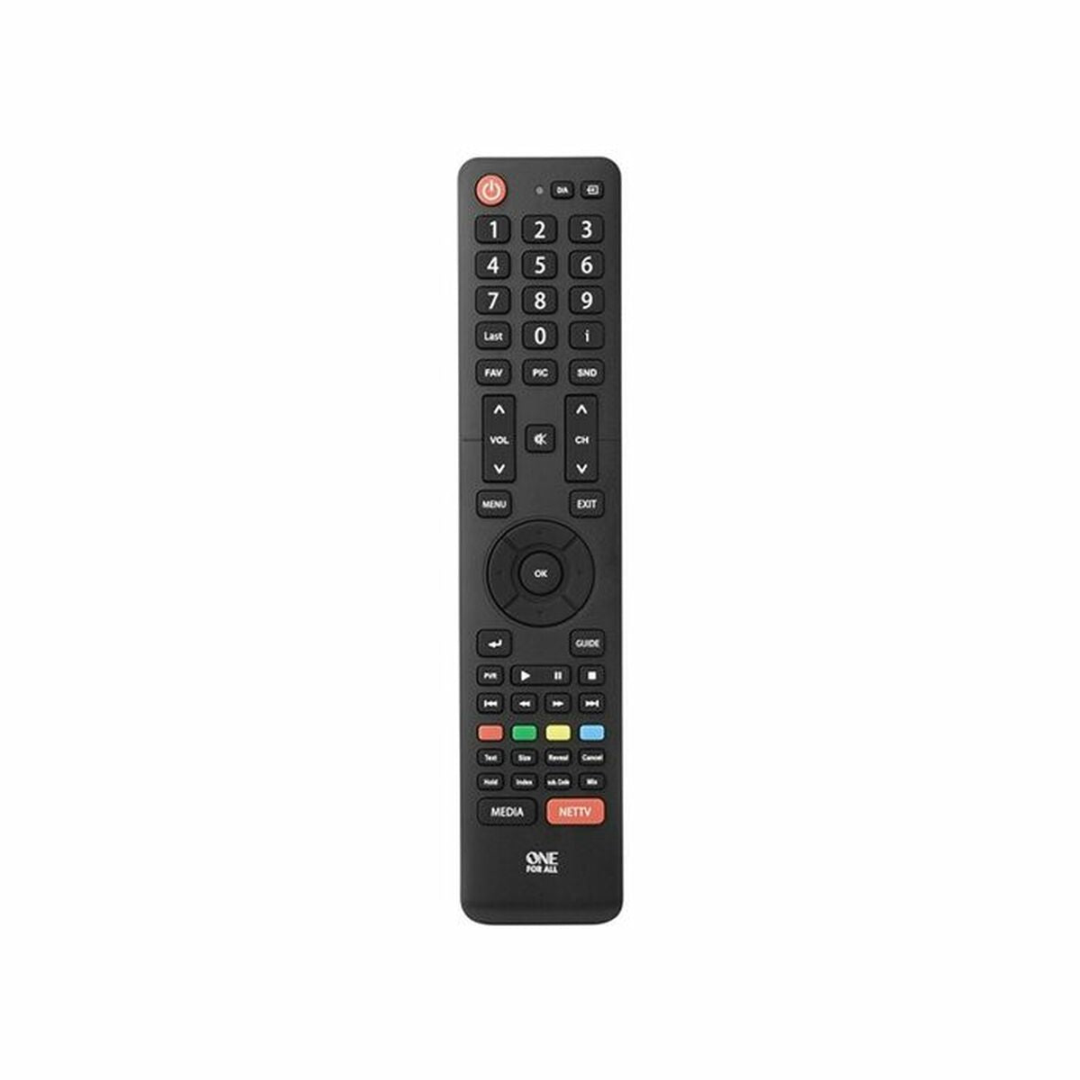 Hisense Universal Remote Control One For All Black