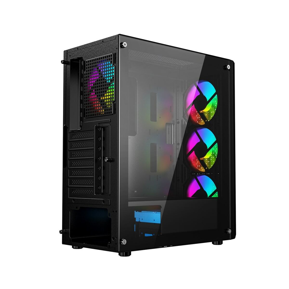 ATX Semi-tower Box GEMBIRD CCC-FC-400X Black Multicolour