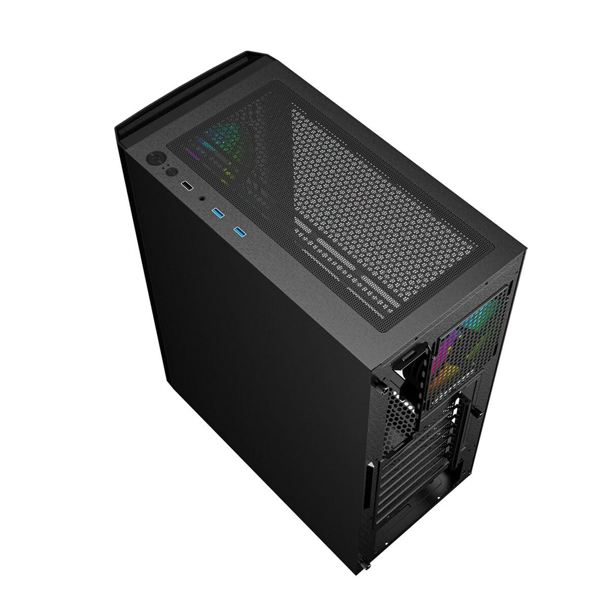 ATX Semi-tower Box GEMBIRD CCC-FC-400X Black Multicolour