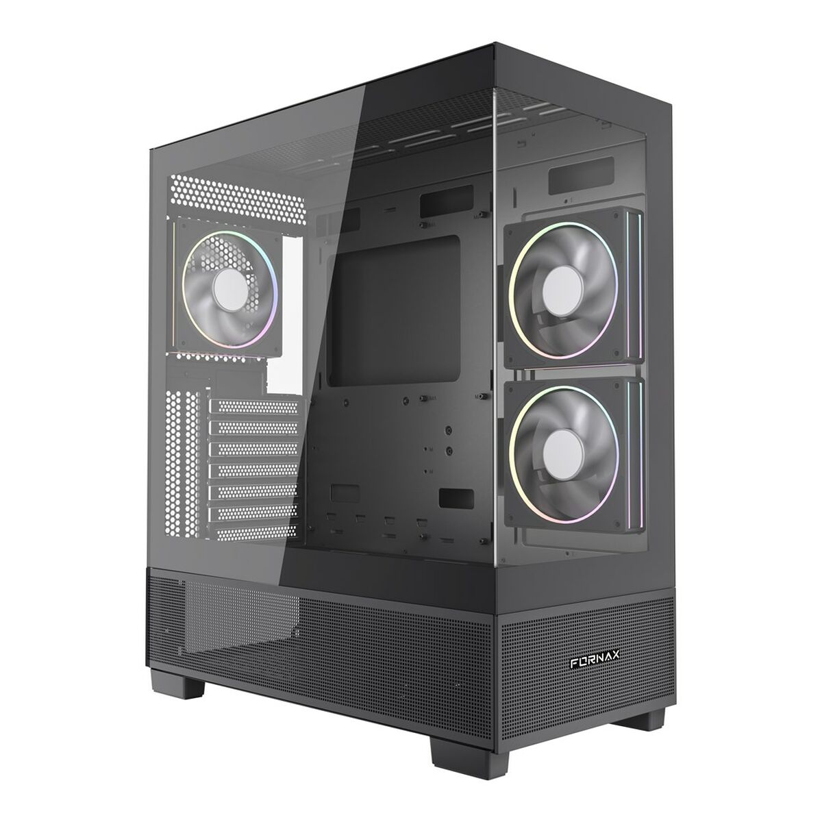 ATX Semi-tower Box GEMBIRD CCC-FC-X550 Black