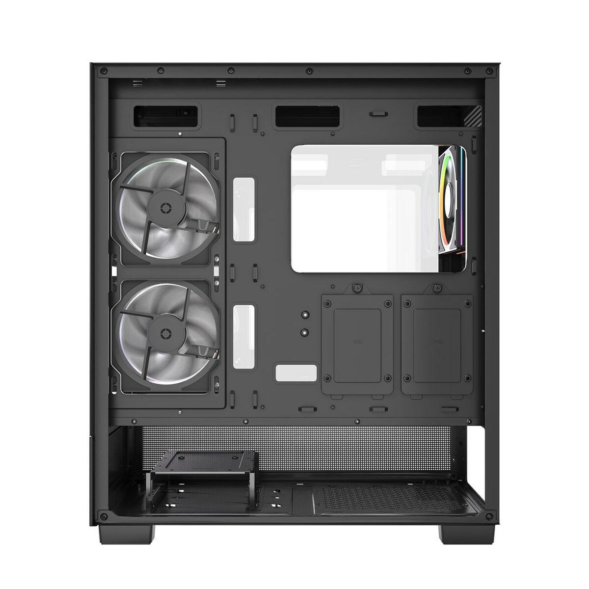 ATX Semi-tower Box GEMBIRD CCC-FC-X550 Black