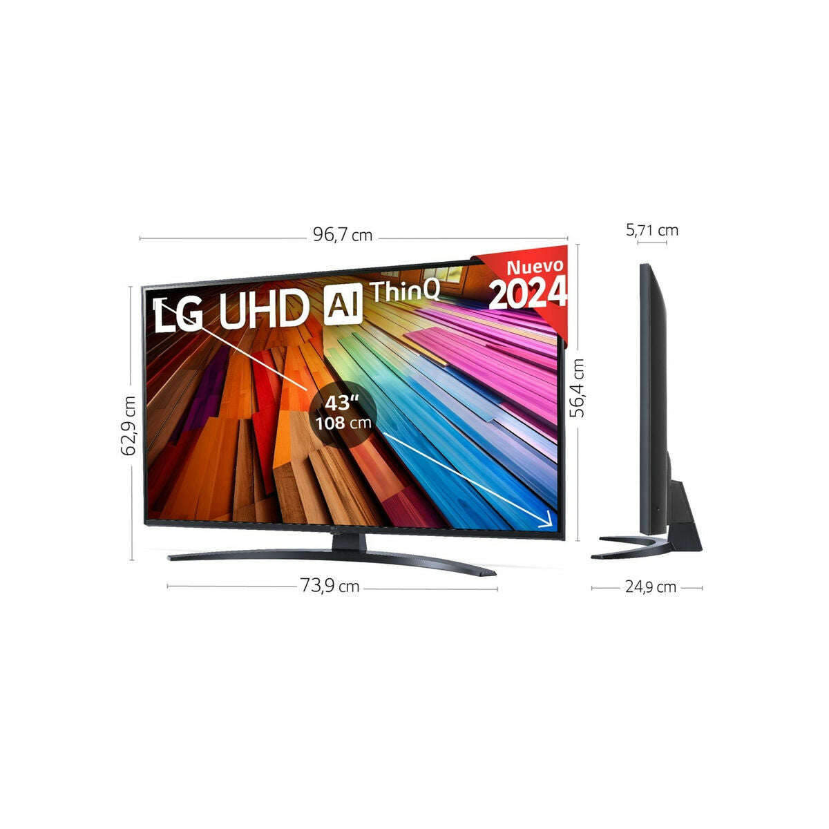 Smart TV LG 75UT81006LA.AEU 4K Ultra HD 75"