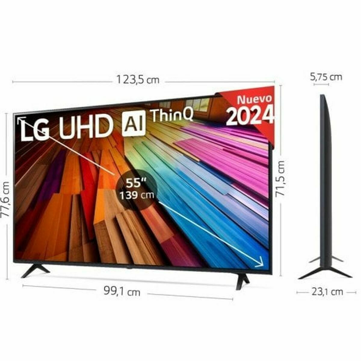 Smart TV LG 55UT80006LA.AEU 4K Ultra HD 55"