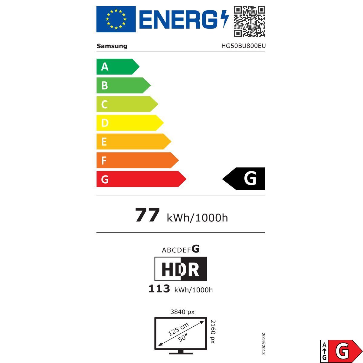 Smart TV Samsung HG50BU800EUXEN 50" 4K Ultra HD LED