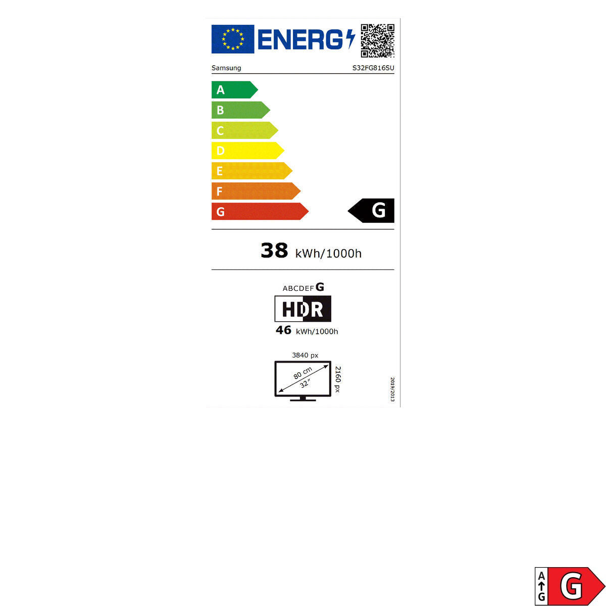 Gaming Monitor Samsung LS32FG816SUXEN 4K Ultra HD 32"
